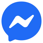 Facebook Messenger Social Media Network Communication Interaction SVG Icon